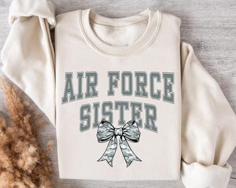 Regalo per sorella orgogliosa dell'aeronautica militare, felpe per sorella dell'aeronautica militare, maglietta per sorella orgogliosa dell'aeronautica militare statunitense, maglietta per sorella dell'USAF, maglietta per sorella aviere