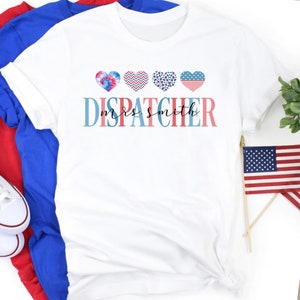 Alle amerikanischen Dispatcher Shirt, 4. Juli Dispatcher Shirt, Fourth of Juli Dispatcher Tee, 4. Juli Dispatcher Geschenk Shirt