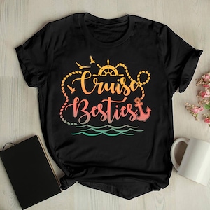 Cruising Besties Shirt, Friends Vacation, Matching Girls Trip Shirt, Cruise Squad 2025, Cruise Vacation Shirt, Cruise Shirts