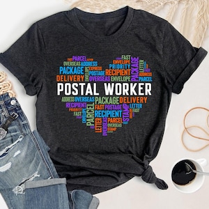 Postal Worker Shirt, Postal Carrier Shirt, Mailman T-Shirt, Postman T-Shirt, Mail Lady Shirt, Postal Worker Tshirt Postal Gift