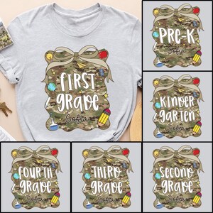 Kids First Grade Shirt, Toddler Kindergarten Shirt, Toddler T-Shirt, Kid T-Shirt, 2nd Grade Shirts, 3rd Grade Shirt, 5th 4th Grade Shirt