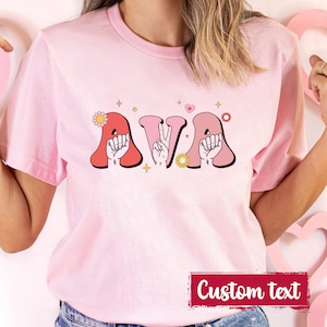 Custom ASL American Sign Language Shirt, Deaf Community, ASL Shirt ...