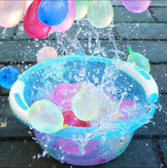 333 Pcs 9 Bunches Water Balloons Self-Sealing Colorful Balloons Water War Toys 
