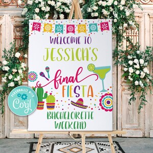 Final Fiesta Welcome Sign, Final Fiesta Bachelorette Party, Final Fiesta Decorations, Final Fiesta, Fiesta Welcome Sign, Bachelorette Party