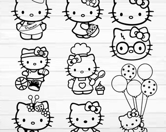 Download Hello Kitty Svg Etsy SVG, PNG, EPS, DXF File