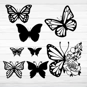 Download Layered Butterfly Bundle Cricut Svg Png Files Butterflies Etsy