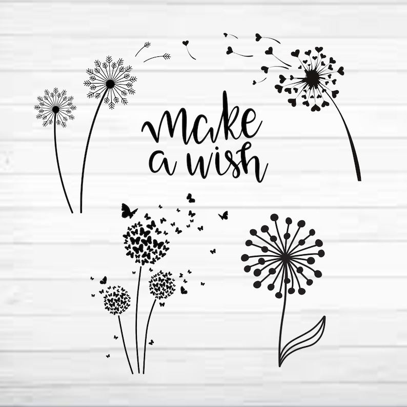 Free Free 87 Dandelion Make A Wish Svg SVG PNG EPS DXF File