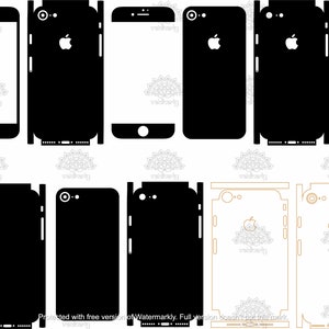 iPhone 7 Series hd quality, iPhone 7 and iPhone 7 Plus Series, complete series - Vector Cut File - Cricut - Skin Template