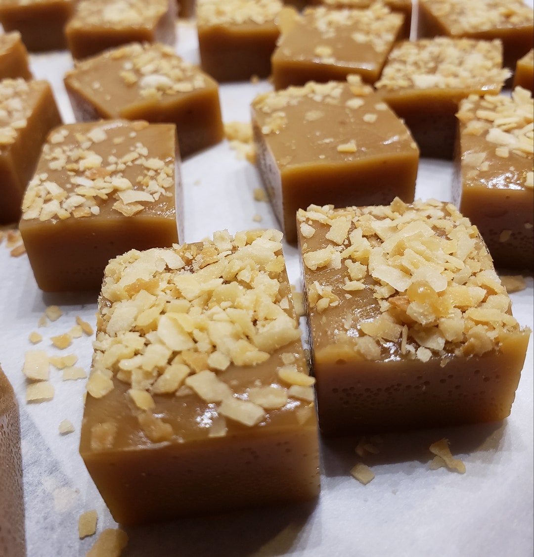 Coconut Caramel Candy With Toasted Coconut Topping - Etsy