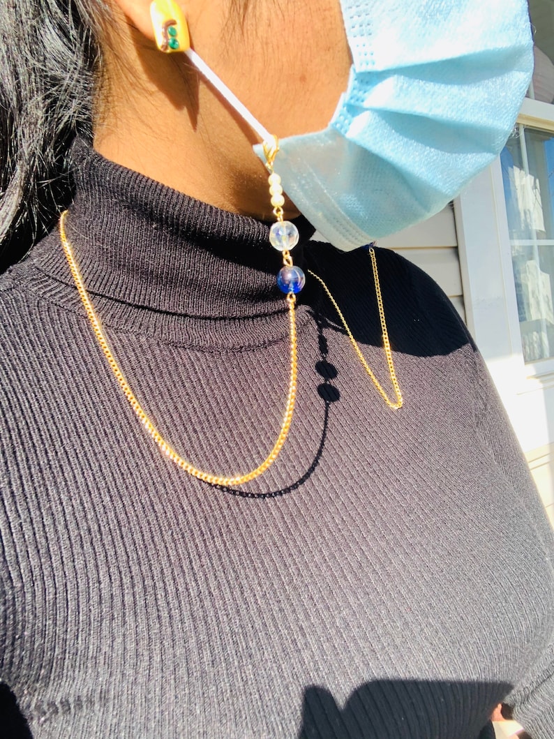 MASK LANYARD WOMEN 5 mask lanyard adult face mask holder mask accessories safety lanyard mask chain chain Christmas gift modern mask
