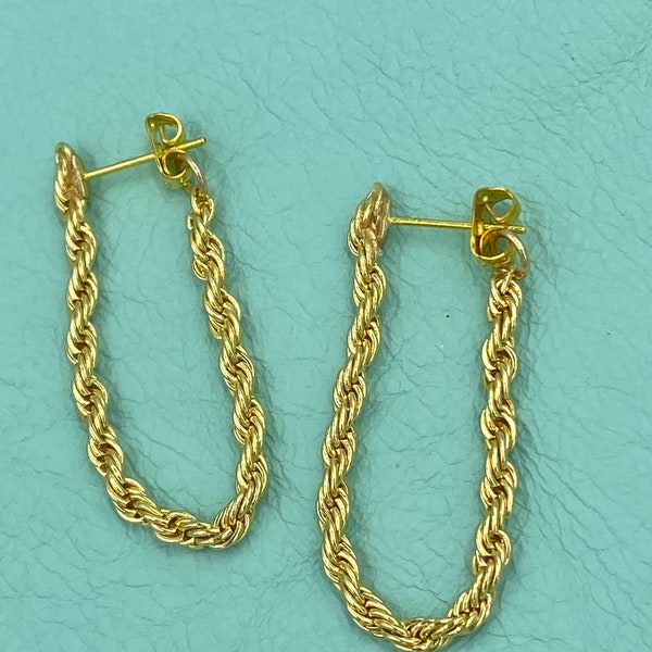 Grandmas Rope Chain Earrings
