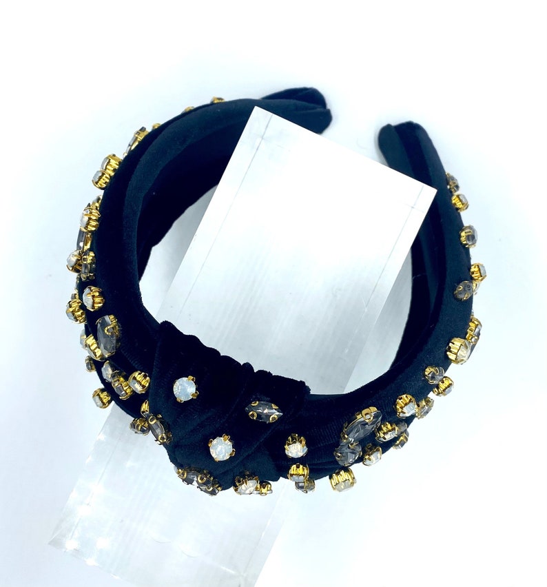 Velvet Multi Gemstone Headband Etsy