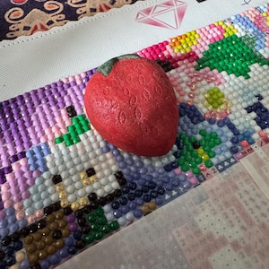イチゴのダイヤモンドペインティングパテ