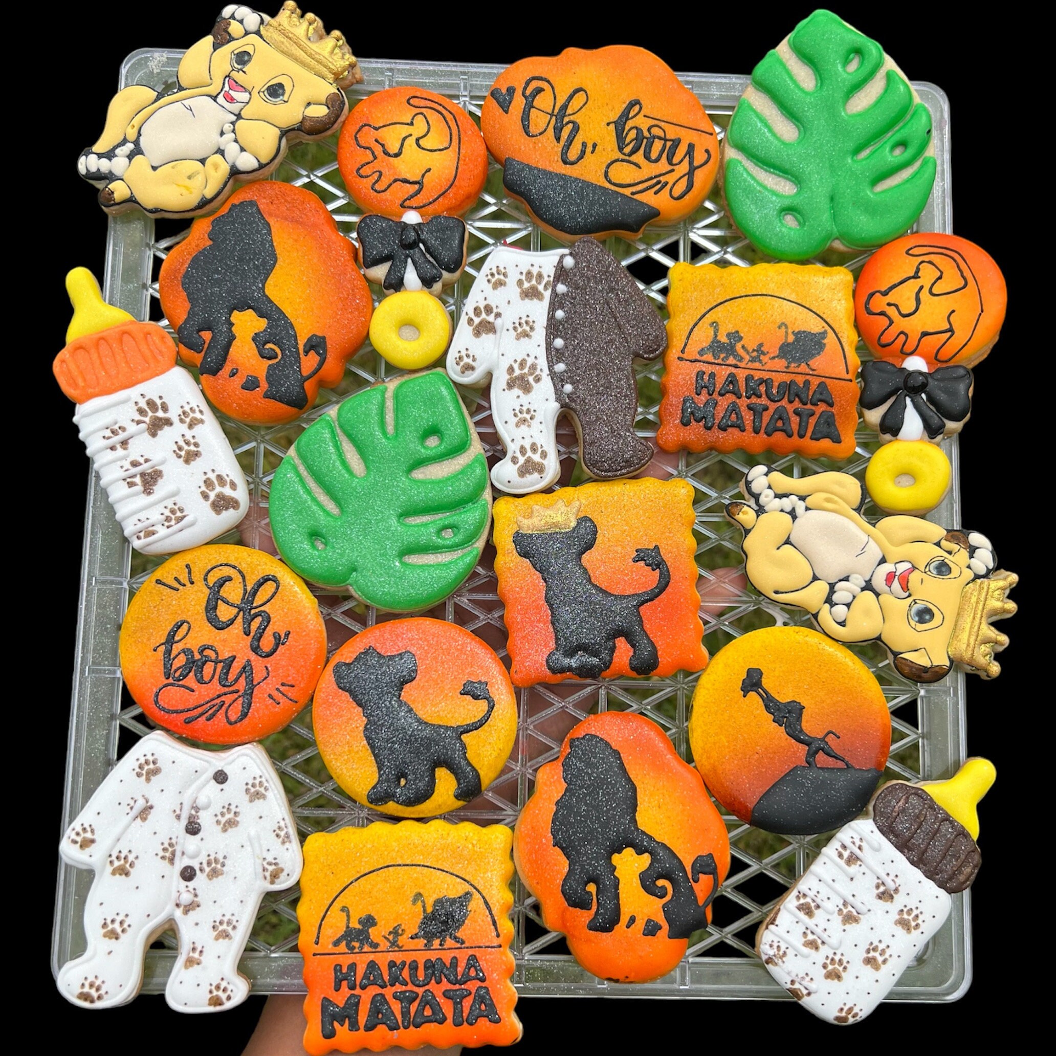 Lion king/simba Inspire sugar cookies