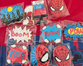 Spider Man inspire des biscuits au sucre