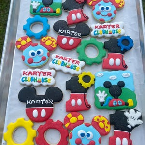 Mickey Mouse club house inspire Sugar Cookies