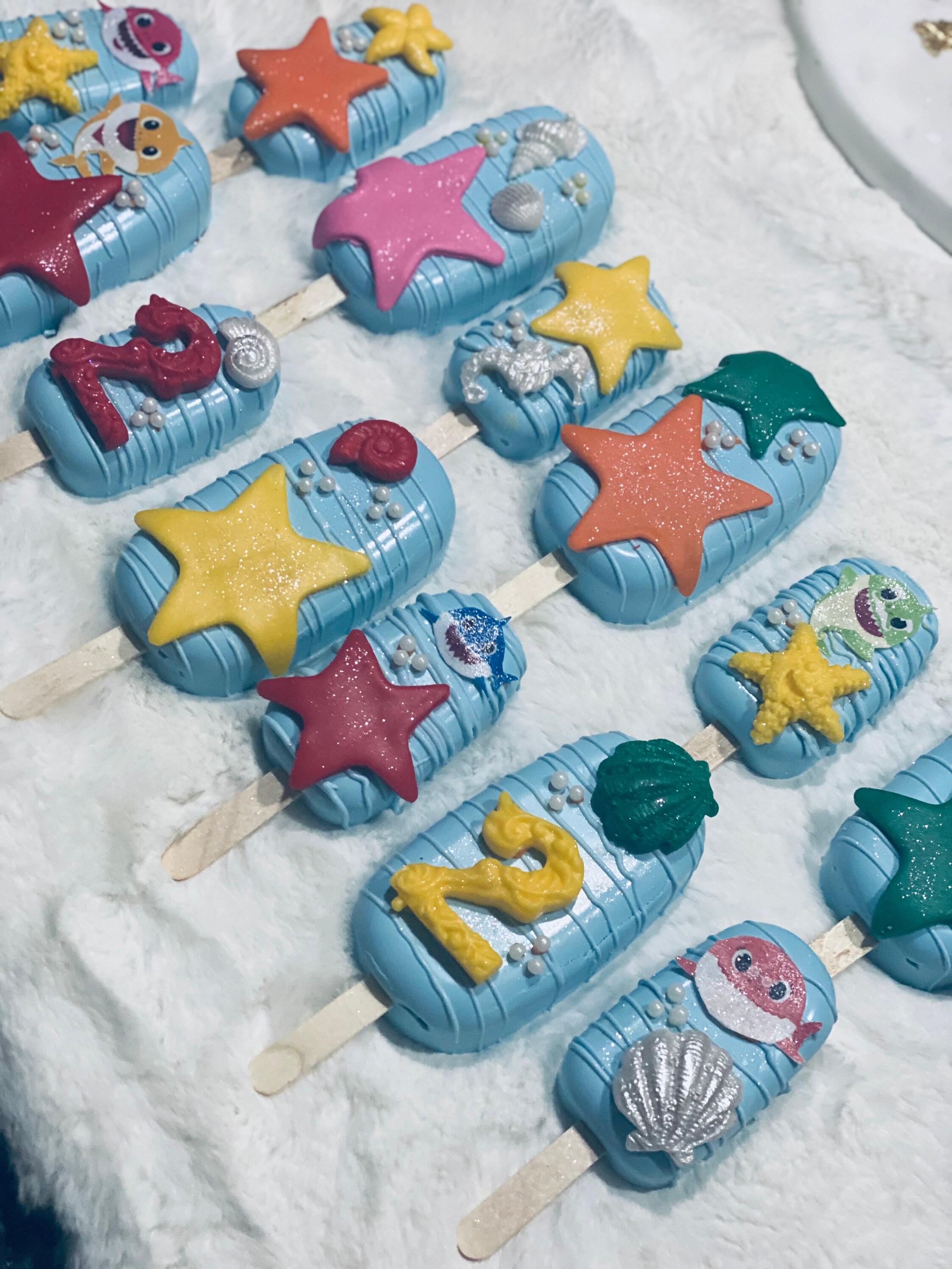 Baby Shark Cakesicles Etsy Singapore