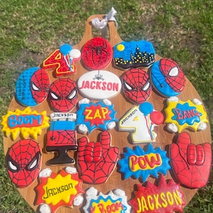 Spider Man inspireert suikerkoekjes