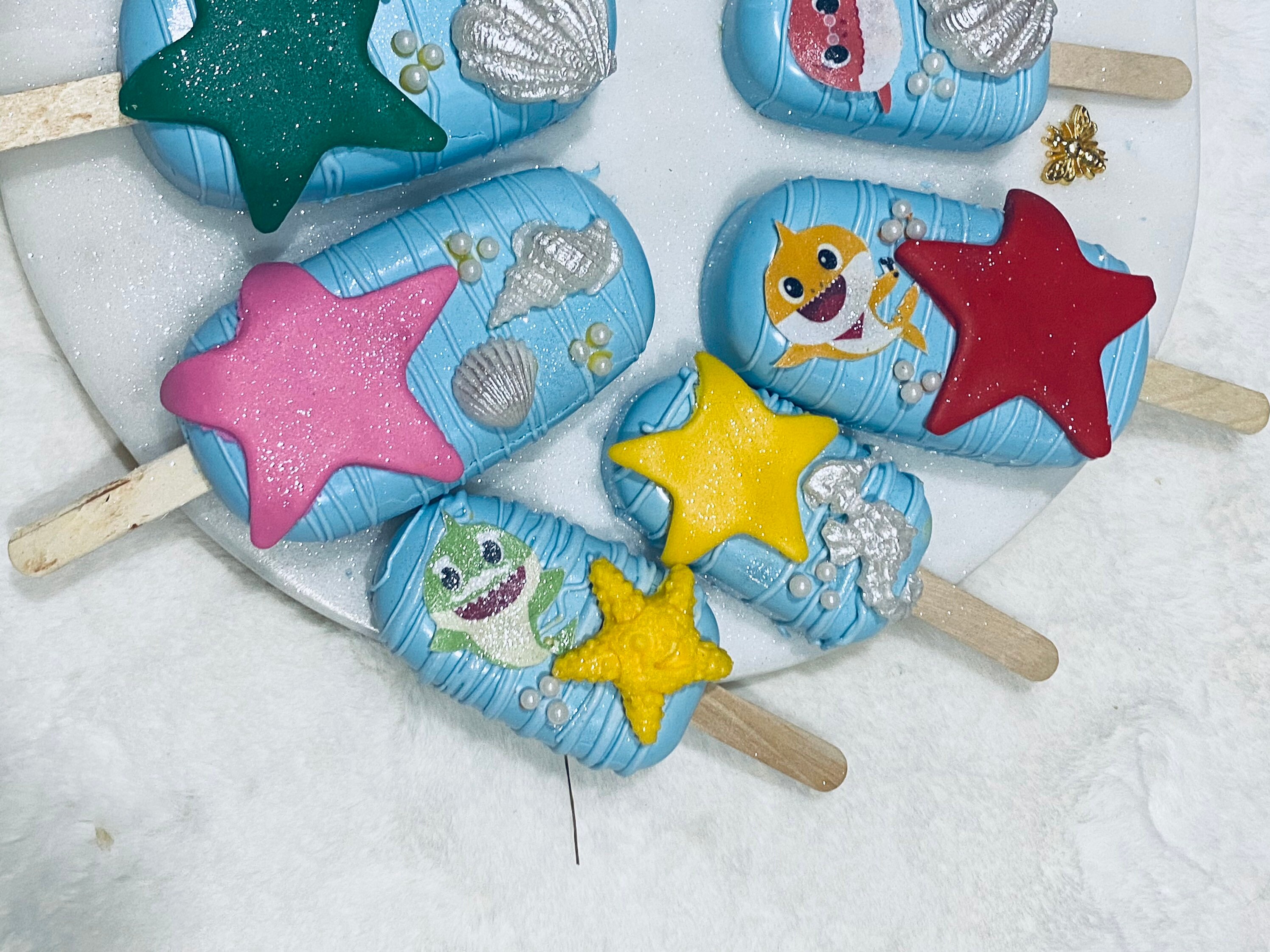 Baby Shark Cakesicles Etsy Singapore