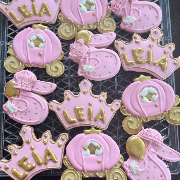 Custom Princess cookies