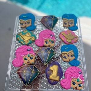 Shimmer and Shine Inspire sugar cookies image 4