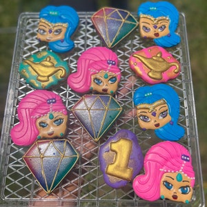 Shimmer and Shine Inspire sugar cookies image 3