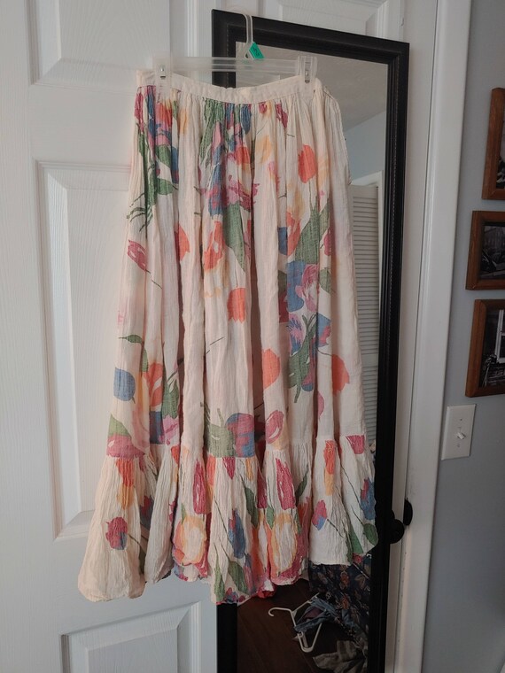 Vintage 1970s Amerikan Climax Gauze Hippie bohemia