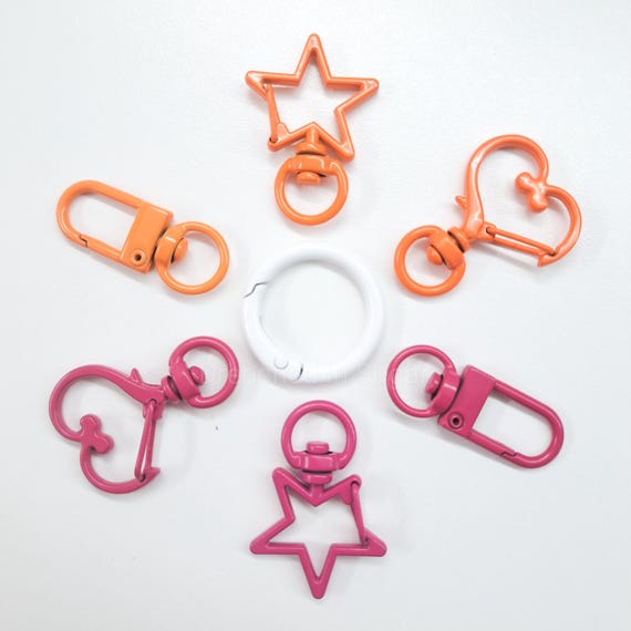 Colorful Layered Plastic Chain, Kawaii Clip-on Wallet Chain