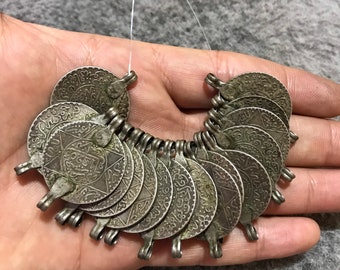 Details about / Moroccan african berber arabic old coins style bracelet