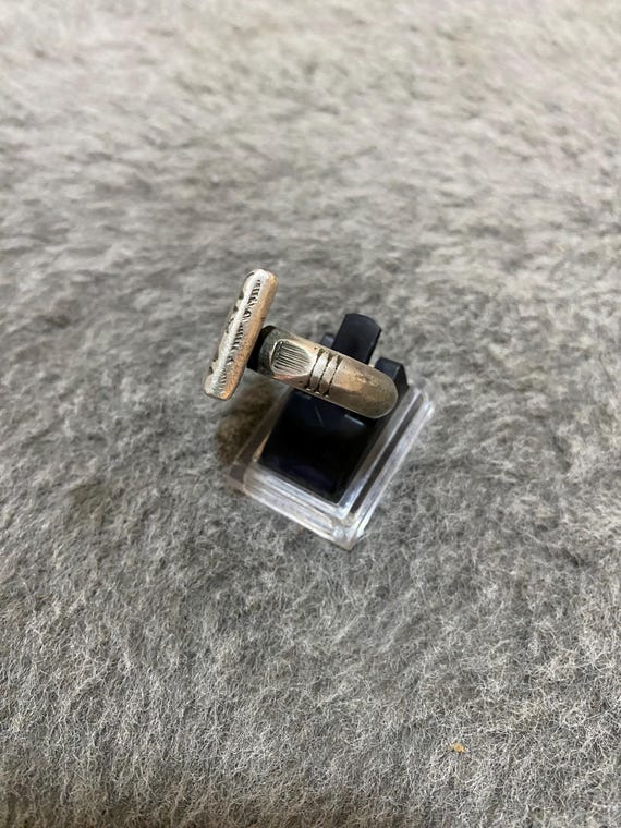 Antique Solid Large Silver Ring From Morocco,Berb… - image 3