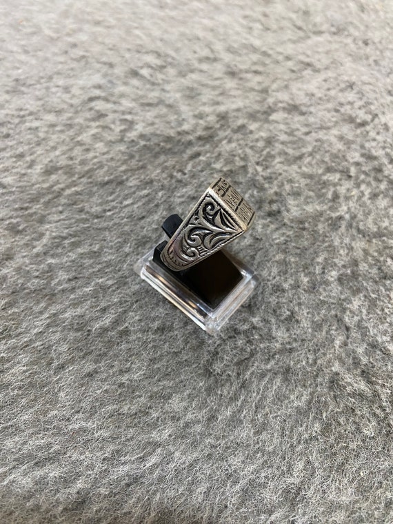 Morocco- Antique Silver Berber Ring, Heavy Ring, … - image 2
