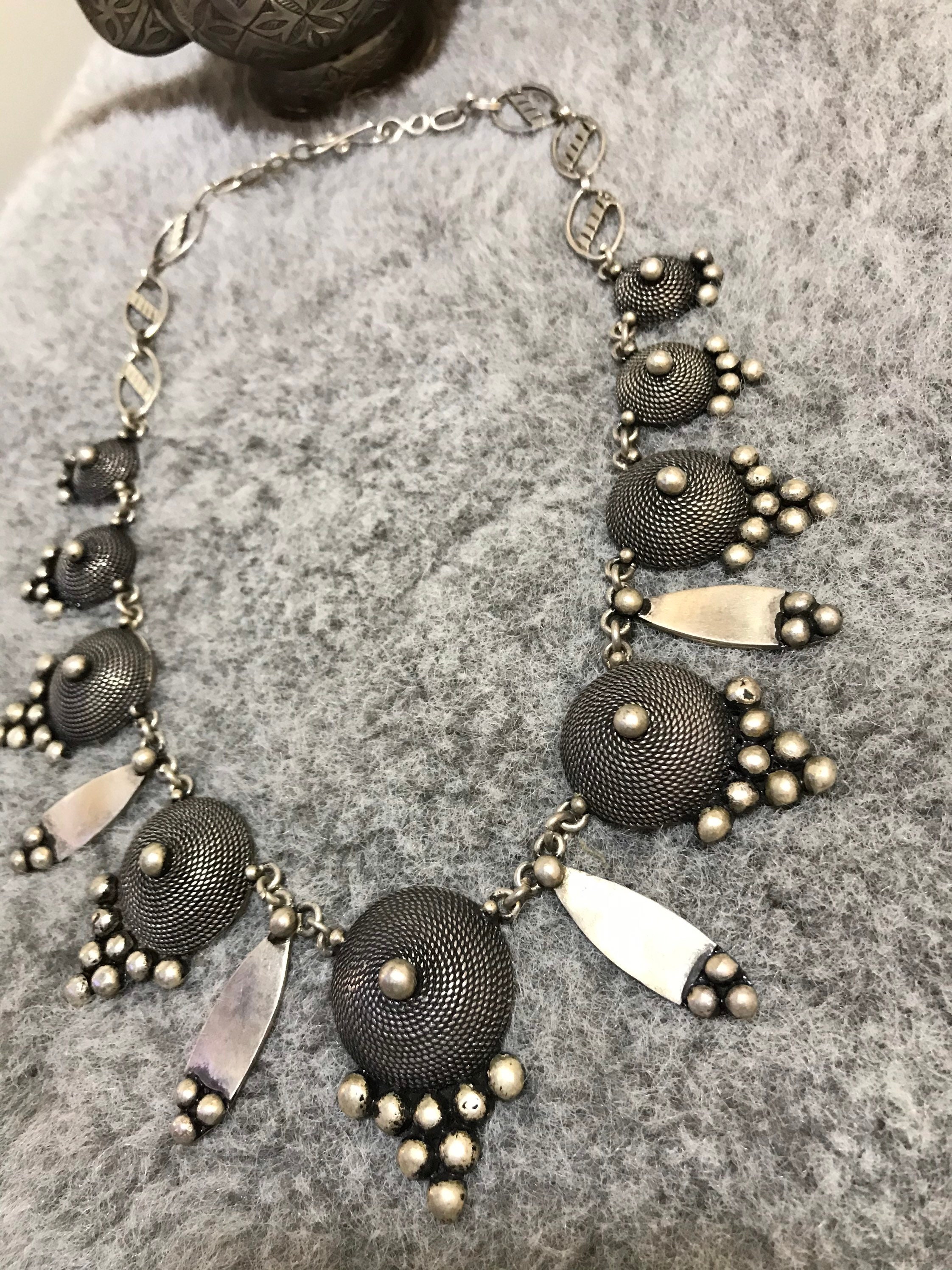 Traditional Berber Silver Necklace From MoroccoEthnic Etsy