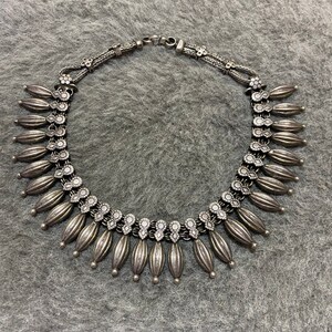India Silver Necklace,Vintage India Silver Necklace,India Silver Chain,Gift For Her, India Jewelry