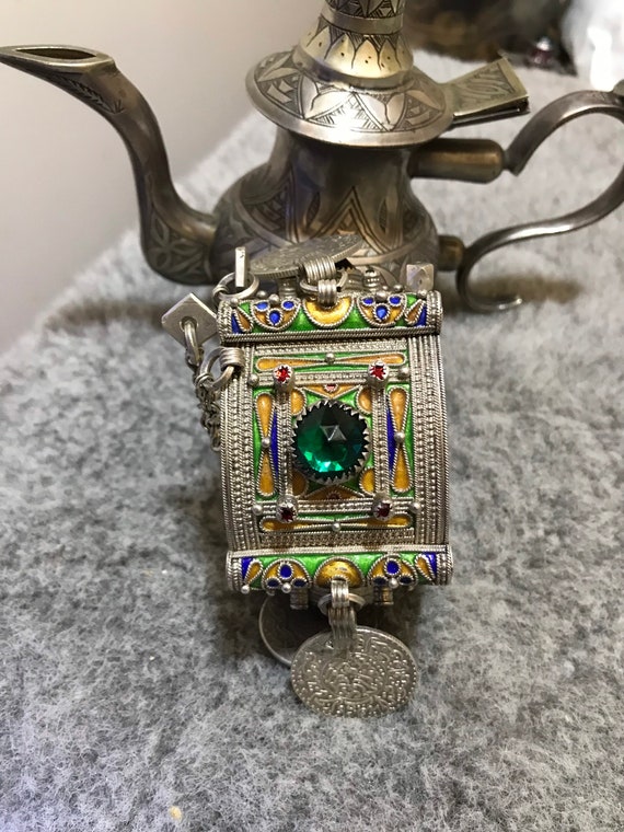 Antique Berber Silver Bracelet From Morocco,Berbe… - image 2