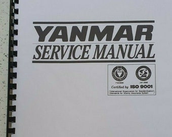 Yanmar Sail Drive Sd20 Sd30 Sd31 Service Manual Reprinted Comb Bound