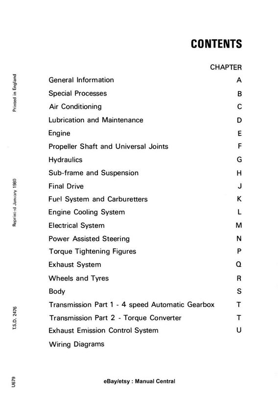 Rolls Royce rationalised commercial engines Operating and maintenance manual