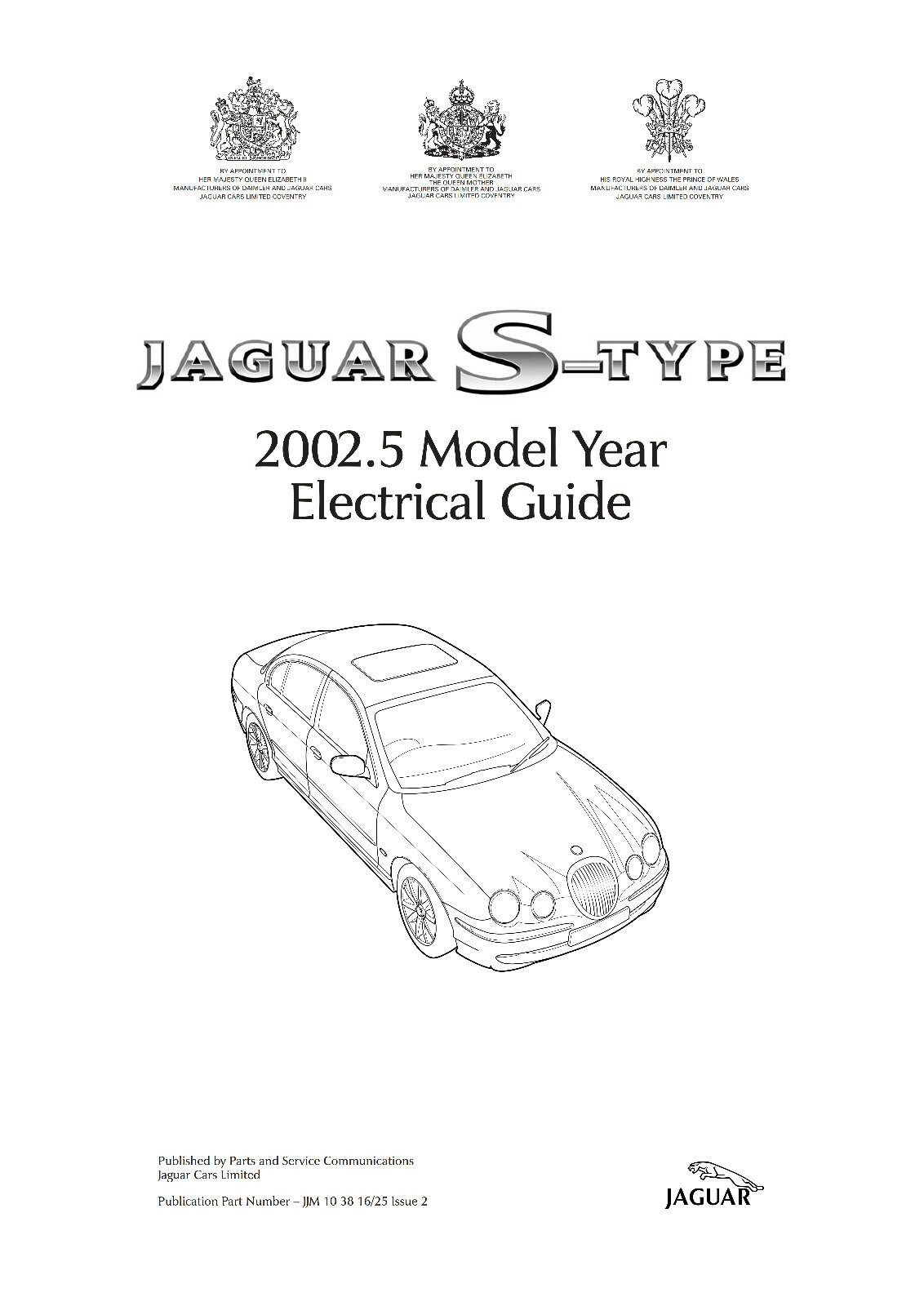 Jaguar S-type 2002.5 Electrical Guide Manual Reprinted Comb | Etsy Jaguar S Type Parts Etsy