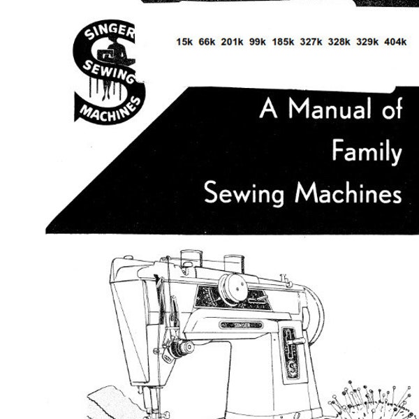 Singer 99k Manual Etsy