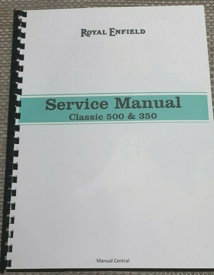 Royal enfield standard 350 on sale workshop manual pdf