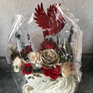 Sola Wood Christmas Floral Arrangement