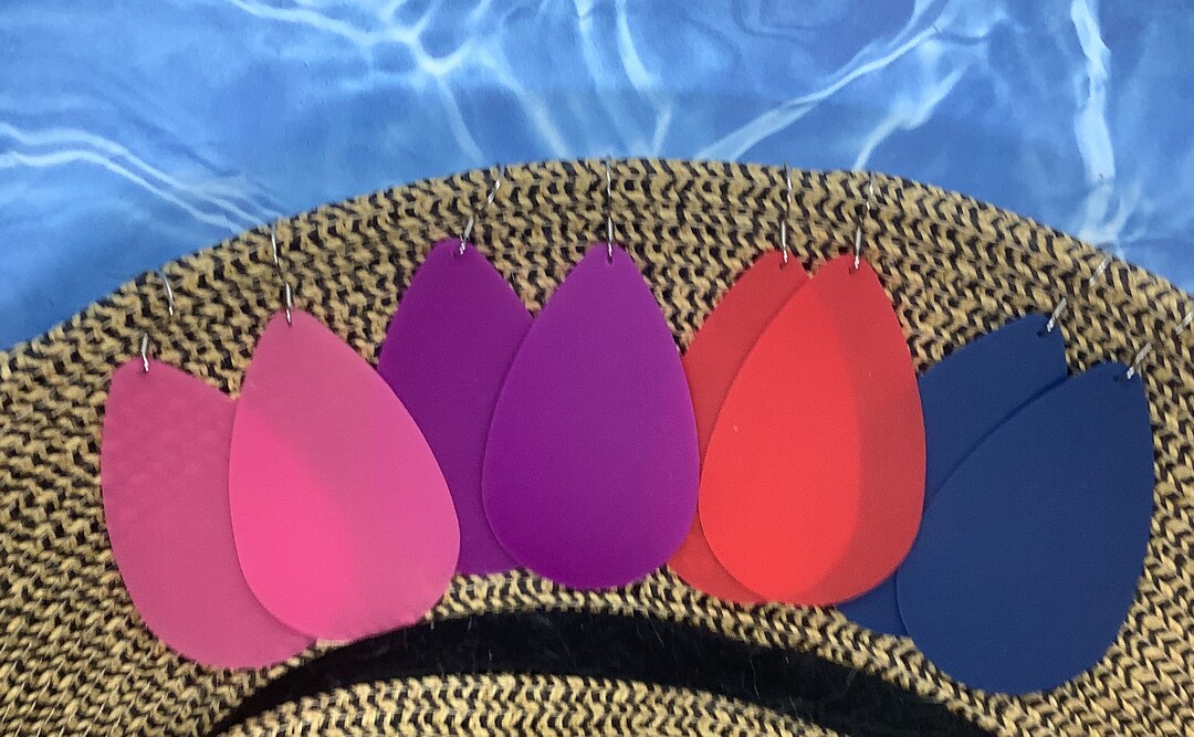 Summer Pool Earrings, Waterproof Beach Jewelry, Pool Party Earrings