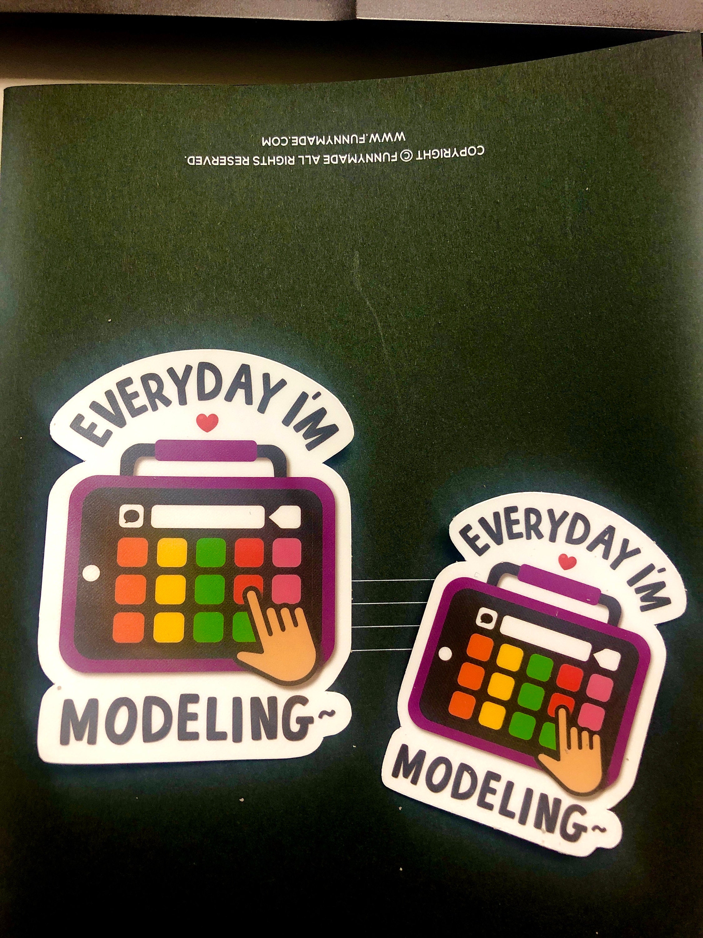 Everyday I'm Modeling Sticker | AAC SLP Speech OT Special Education Teacher