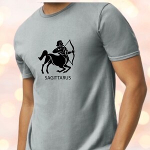 Camiseta unisex para adultos del zodiaco, camiseta de Sagitario, camiseta divertida del horóscopo,