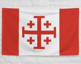 Cruz de Jerusalén Bandera canadiense