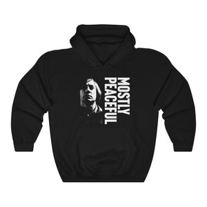 Mostly Peaceful No Country for Old Men Anton Chigurh Unisex Heavy Blend™ Hooded Sweatshirt