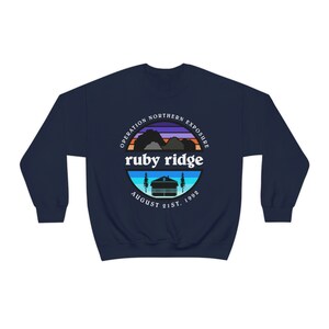 Ruby Ridge Operation Northern Exposure Heavy Blend Crew Sweatshirt