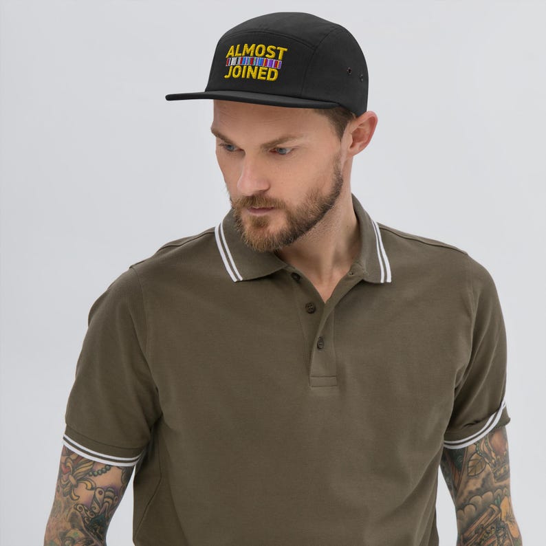 Almost Joined Five Panel Cap