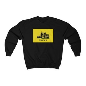 Honk Support Canada Freedom Convoy 2022 Crew neck Sweatshirt, Support Truckers sweat shirt, Freedom Truckers 2022 Gadsden Canadian Protest