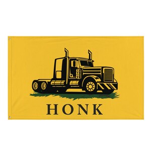 Honk Gadsden Trucker Convoy Canada Protest Flag Support Canada Freedom Convoy 2022 Flag, Support Truckers Flag, Freedom Truckers 2022