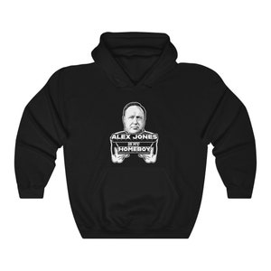Alex Jones is my Homeboy Unisex Heavy Blend™ Hooded Sweatshirt